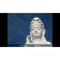 Hot sale high polished large white marble praying buddha statue for religious